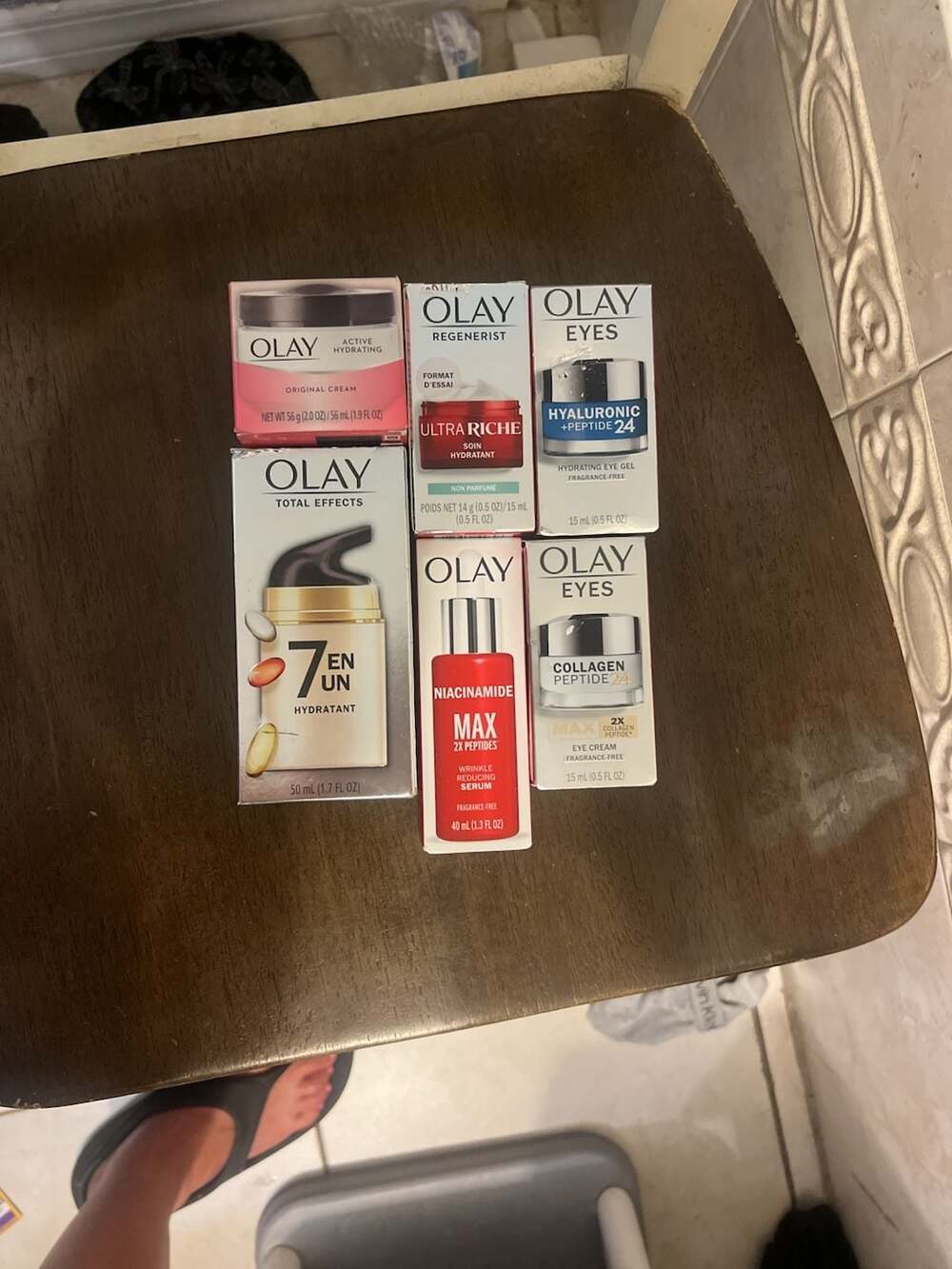 Olay Skincare Bundle Set of 6 Assorted Facial Creams
